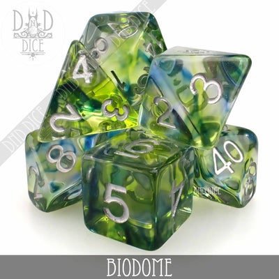 Biodome - Polyhedral Dice set - 7 stuks