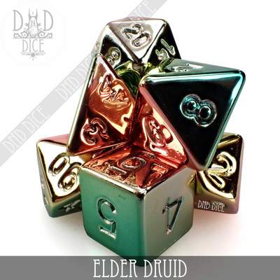 Elder Druid - Polyhedral Dice set - 7 stuks