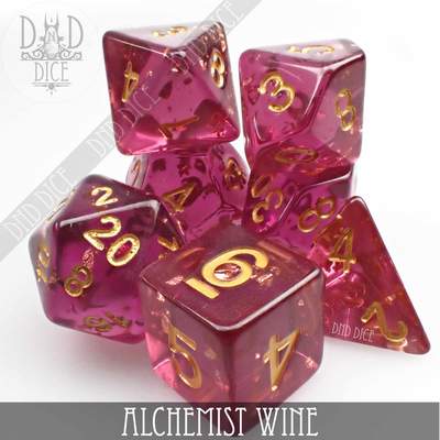 Alchemist Wine - Dice set - 7 stuks