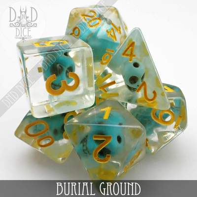 Burial Ground - Dice set - 7 stuks