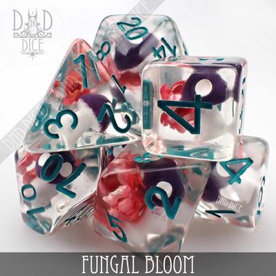 Fungal Bloom - Dice set - 7 stuks