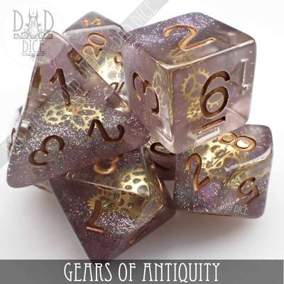 Gears of Antiquity - Dice set - 7 stuks