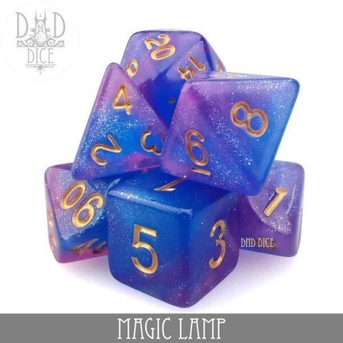 Magic Lamp - Dice set - 7 stuks