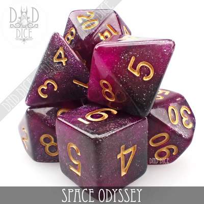 Space Odyssey - Dice set - 7 stuks