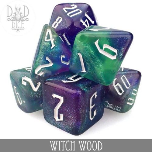 Witch Wood - Dice set - 7 stuks