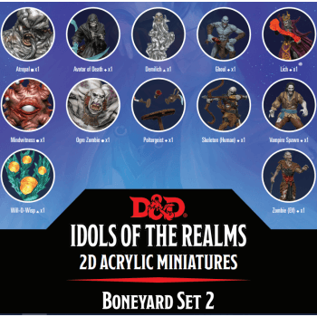 2D Miniatures Set 2 - Boneyard