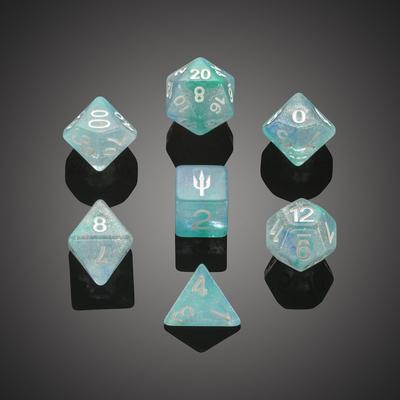 Spirit of Atlantis: Seafoam Shallows - Polydice set - 7 stuks