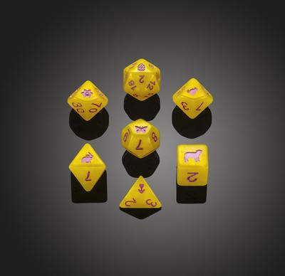 Spirit of Easter Polydice set - 7 stuks