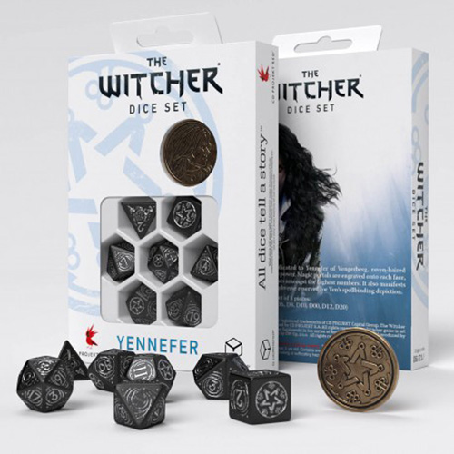 Yennefer, the Obsidian Star - The Witcher Dice Set