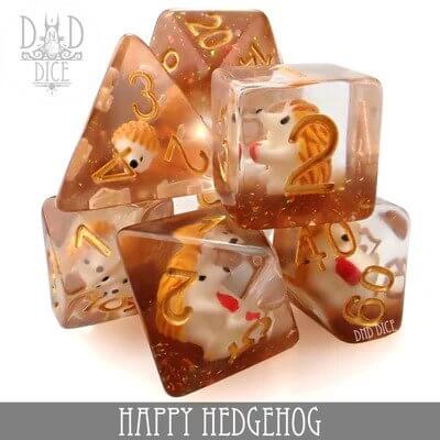 Happy Hedgehog - Dice set - 7 stuks