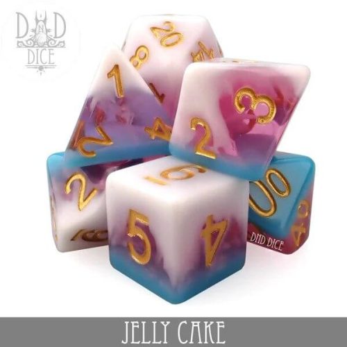 Jelly Cake - Dice set - 7 stuks