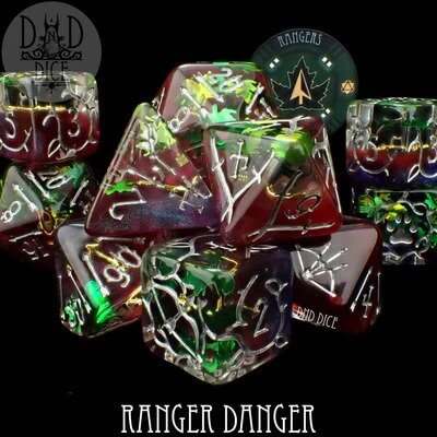 Ranger Danger - Dice set - 11 stuks