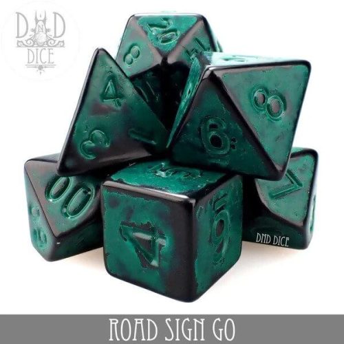 Road Sign Go - Dice set - 7 stuks