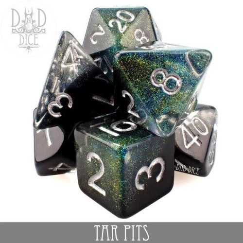 Tar Pits - Dice set - 7 stuks