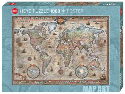 Retro World - 1000 stukken Puzzel