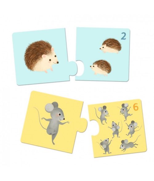 Puzzle Duo - Baby Dieren - 12 puzzels