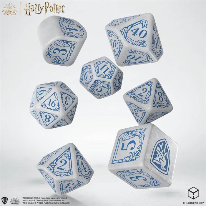 Ravenclaw White - Harry Potter Modern Dice Set