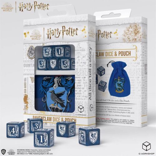 Ravenclaw - Harry Potter D6 Dice Set & Pouch