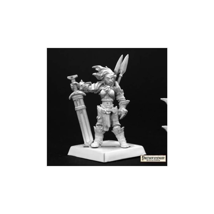 Amiri, Iconic Human Barbarian - Unpainted Metal Miniatures