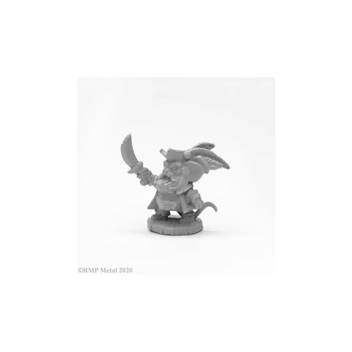 Captain Blackcrumb, Mousling - Unpainted Metal Miniatures