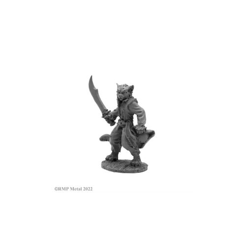 Catfolk Buccaneer - Unpainted Metal Miniatures