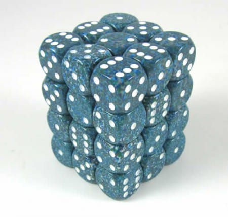 Sea Speckled D6 12mm (36 stuks)