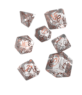 Bubbles - DOGS Modern Dice Set - 7 stuks