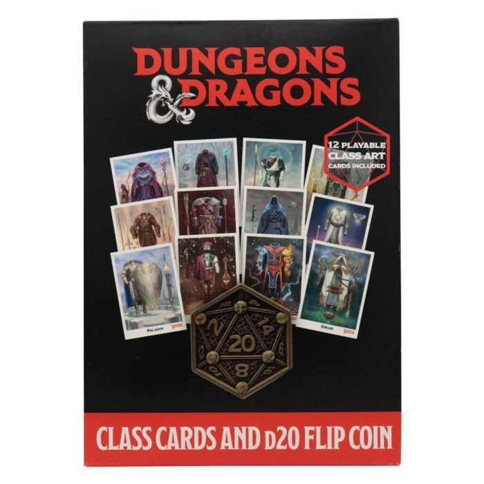 Class Cards & D20 Flip Coin - D&D 5.0