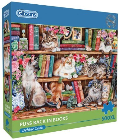 Puss Back in Books - 500XL stukken puzzel