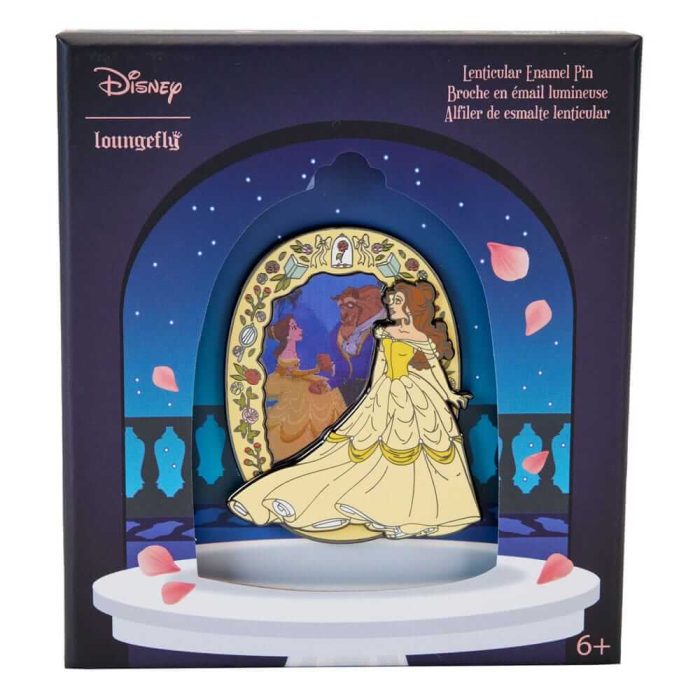 Belle (Belle & het Beest) - Disney Lenticular Enamel Pin