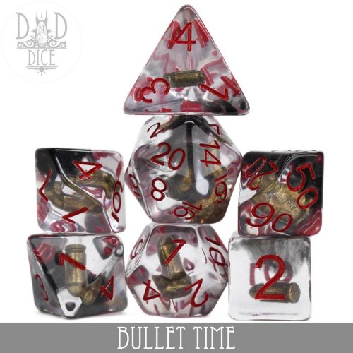 Bullet Time - Dice set - 7 stuks