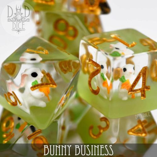 Bunny Business - Dice set - 7 stuks