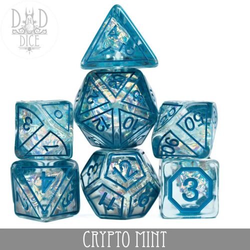 Crypto Mint - Dice set - 7 stuks