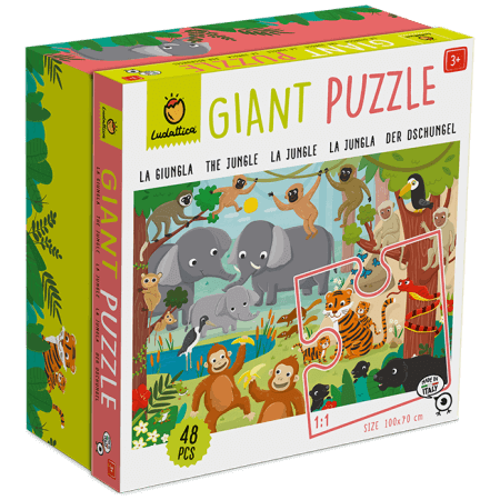 De Jungle - Giant Puzzel - 48 stukken