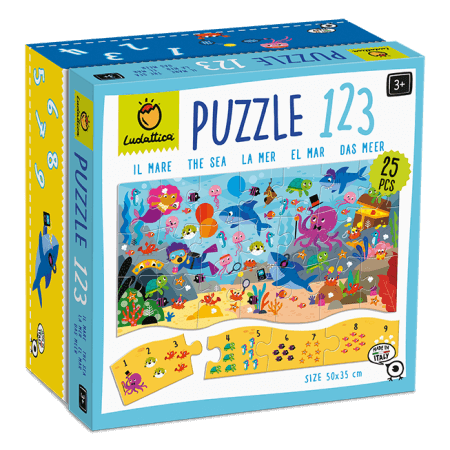 De Zee - Puzzel 123 - 25 stukken