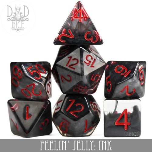 Feelin' Jelly: Ink - Dice set - 7 stuks