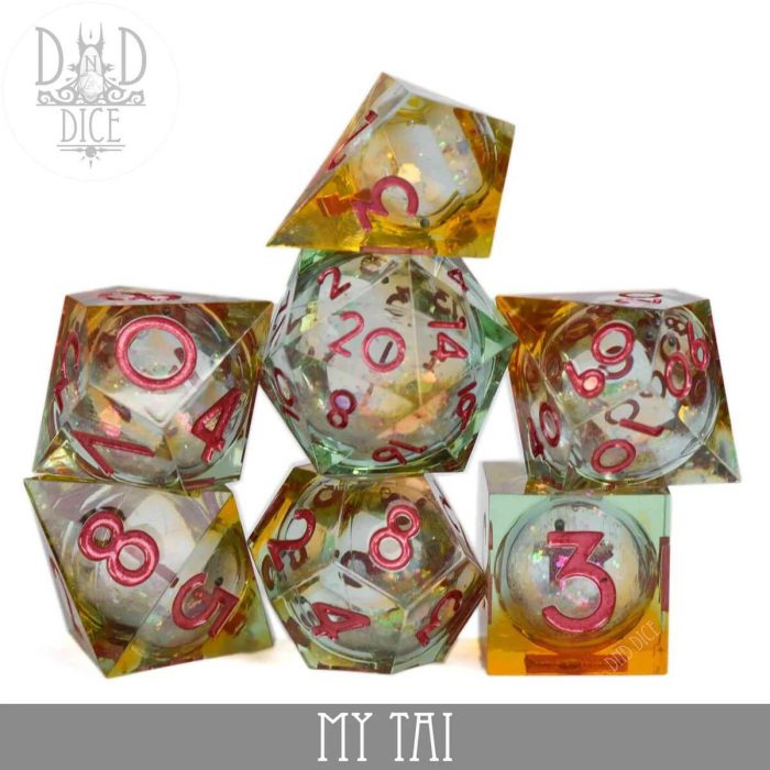 My Tai - Liquid Core Dice set - 7 stuks