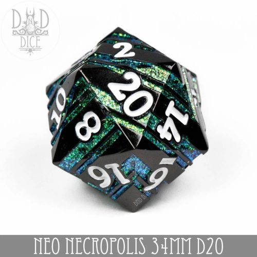 Neo Necropolis - 34mm Metal D20