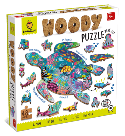 Oceaan - Woody Puzzel - 48 stukken