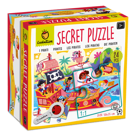 Piraten - Secret Puzzle - 24 stukken