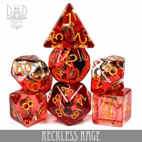 Reckless Rage - Dice set - 7 stuks