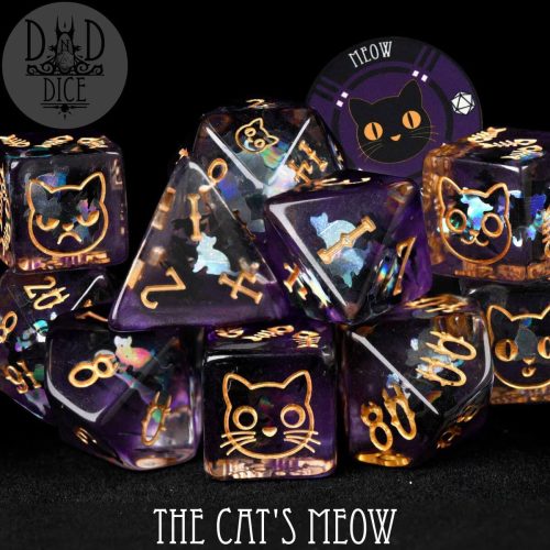 The Cat's Meow - Dice set - 11 stuks