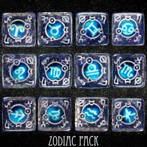 Zodiac Pack - 12 D6 Dice