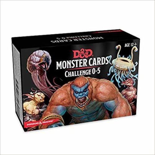Challenge 0-5 - Monster Cards - D&D 5.0