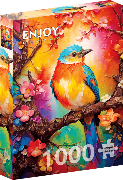 Colorful Birdie - 1000 stukken puzzel