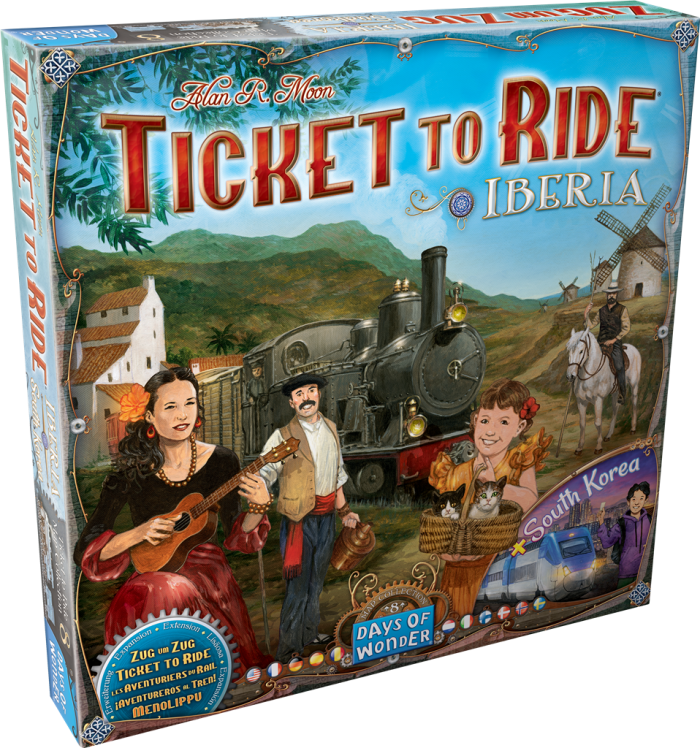 Iberia + South Korea - Ticket to Ride uitbreiding