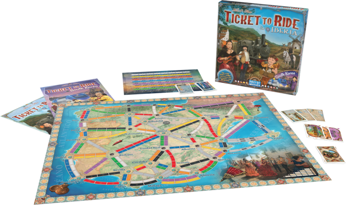 Iberia + South Korea - Ticket to Ride uitbreiding