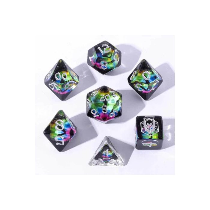 Chromatic Dragon's Eye Dice set - 7 stuks