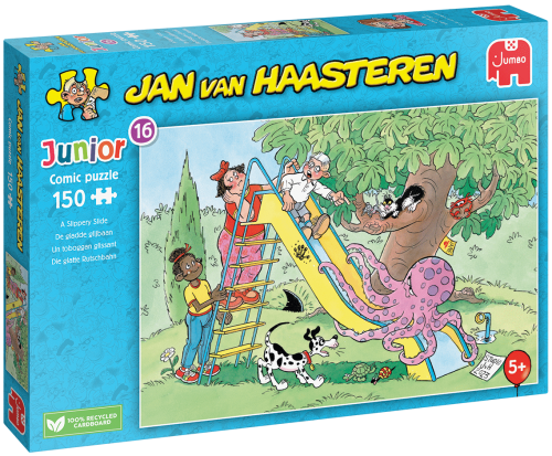 De Gladde Glijbaan - 150 stukken Jan van Haasteren Junior Puzzel