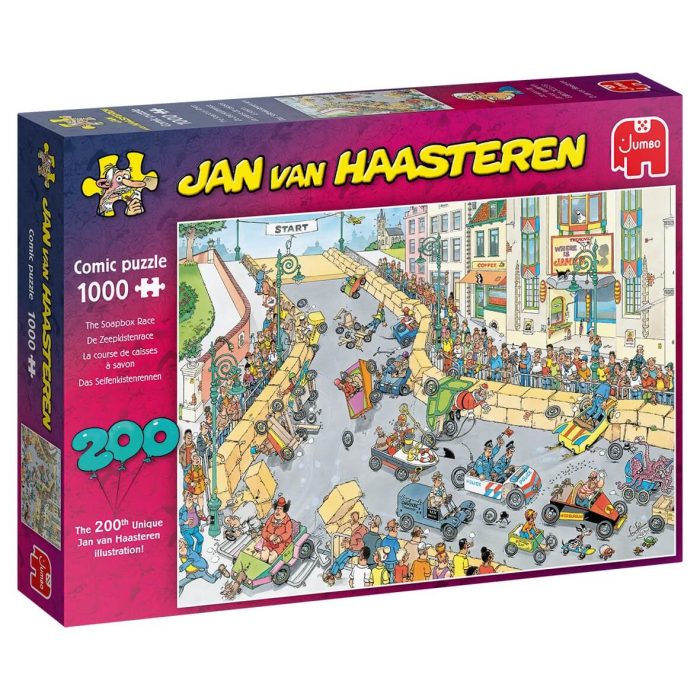 De Zeepkistenrace - 1000 stukken puzzel - Jan van haasteren